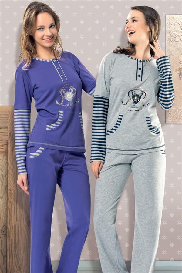 Berrak Bayan Kışlık Pijama Takımı 5290