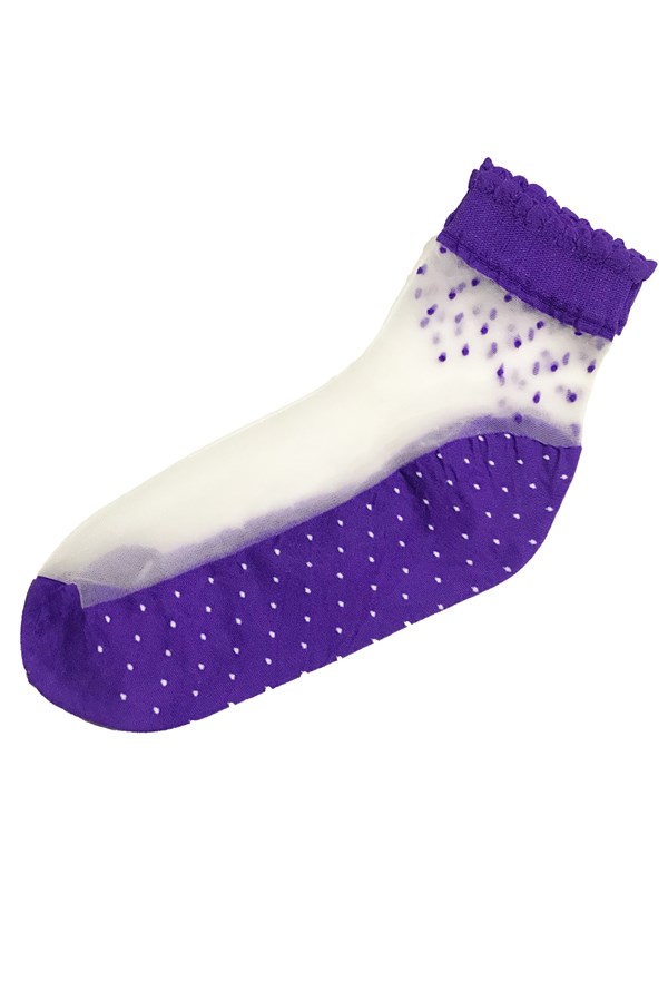 Italiana Nokta Desen Kadın Soket Çorap