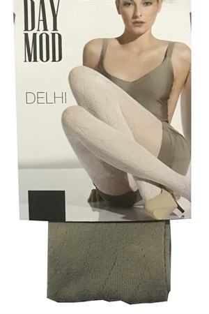Daymod Kadın Delhi File Desenli Külotlu Çorap