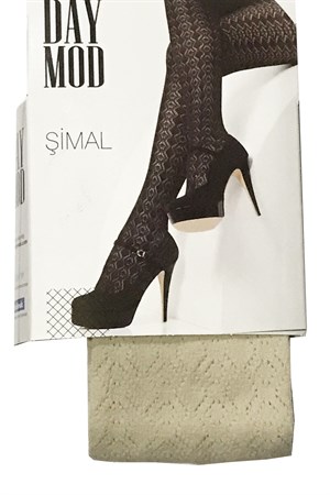 Daymod Kadın Şimal Micro File Desenli Külotlu Çorap 