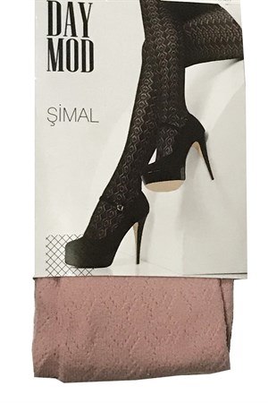 Daymod Kadın Şimal Micro File Desenli Külotlu Çorap 